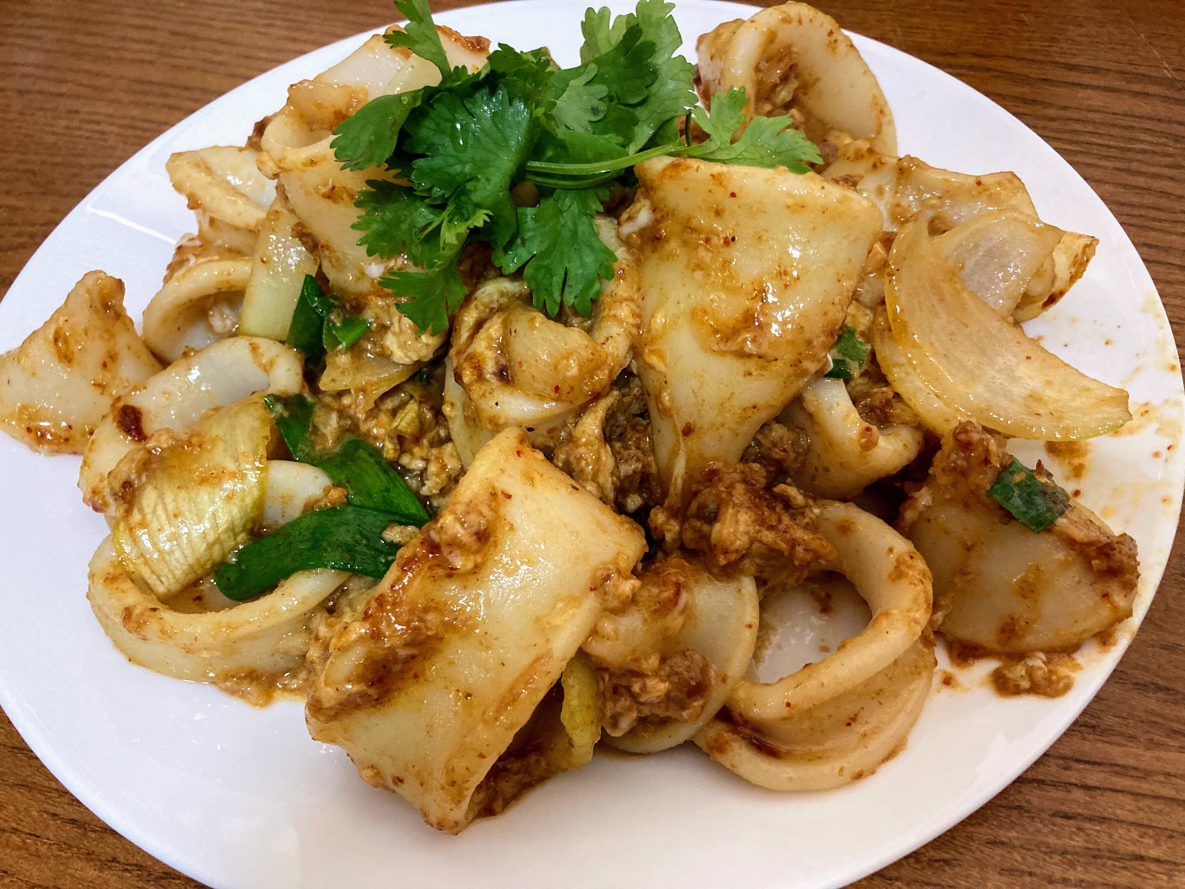 Squid Pad Phong Karee