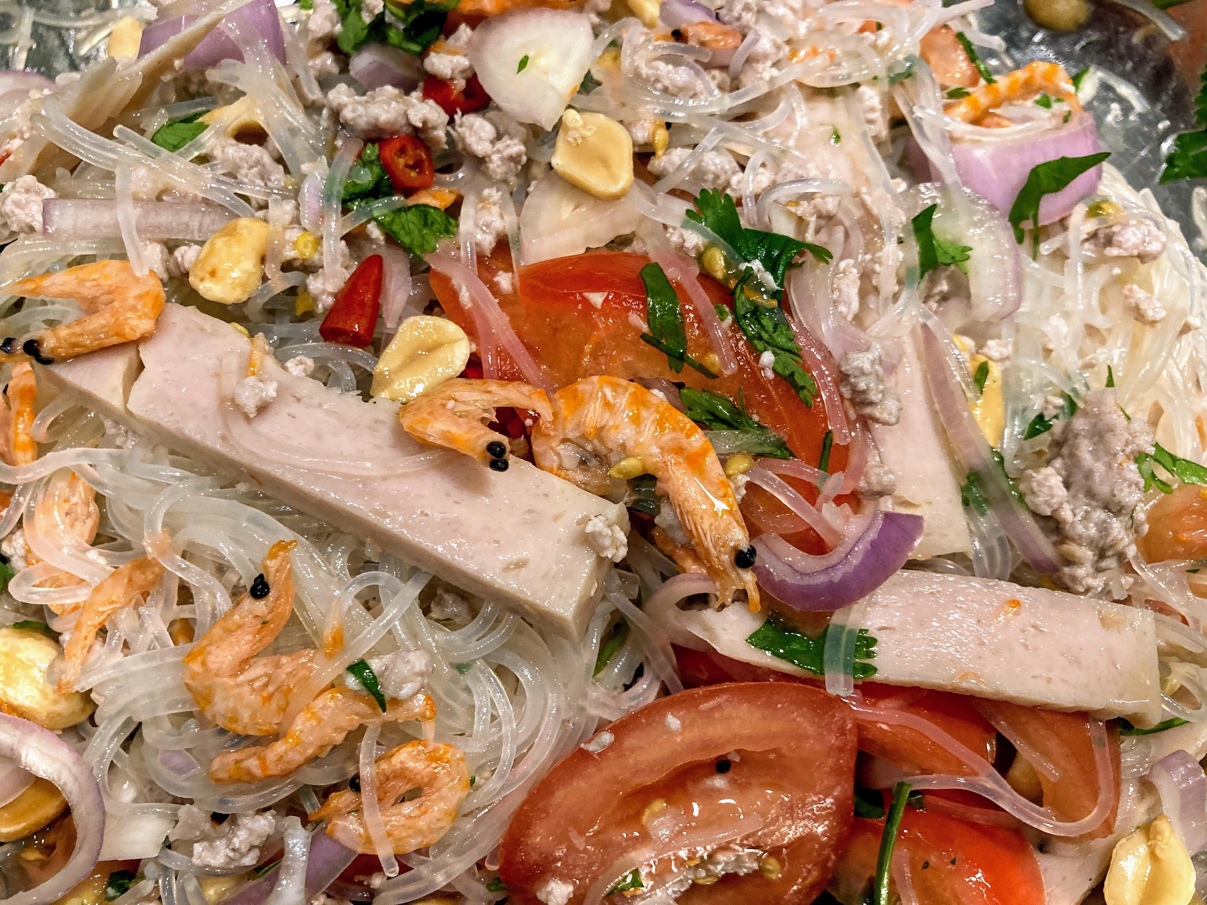 Glass Noodle Salad (Yum Woon Sen)